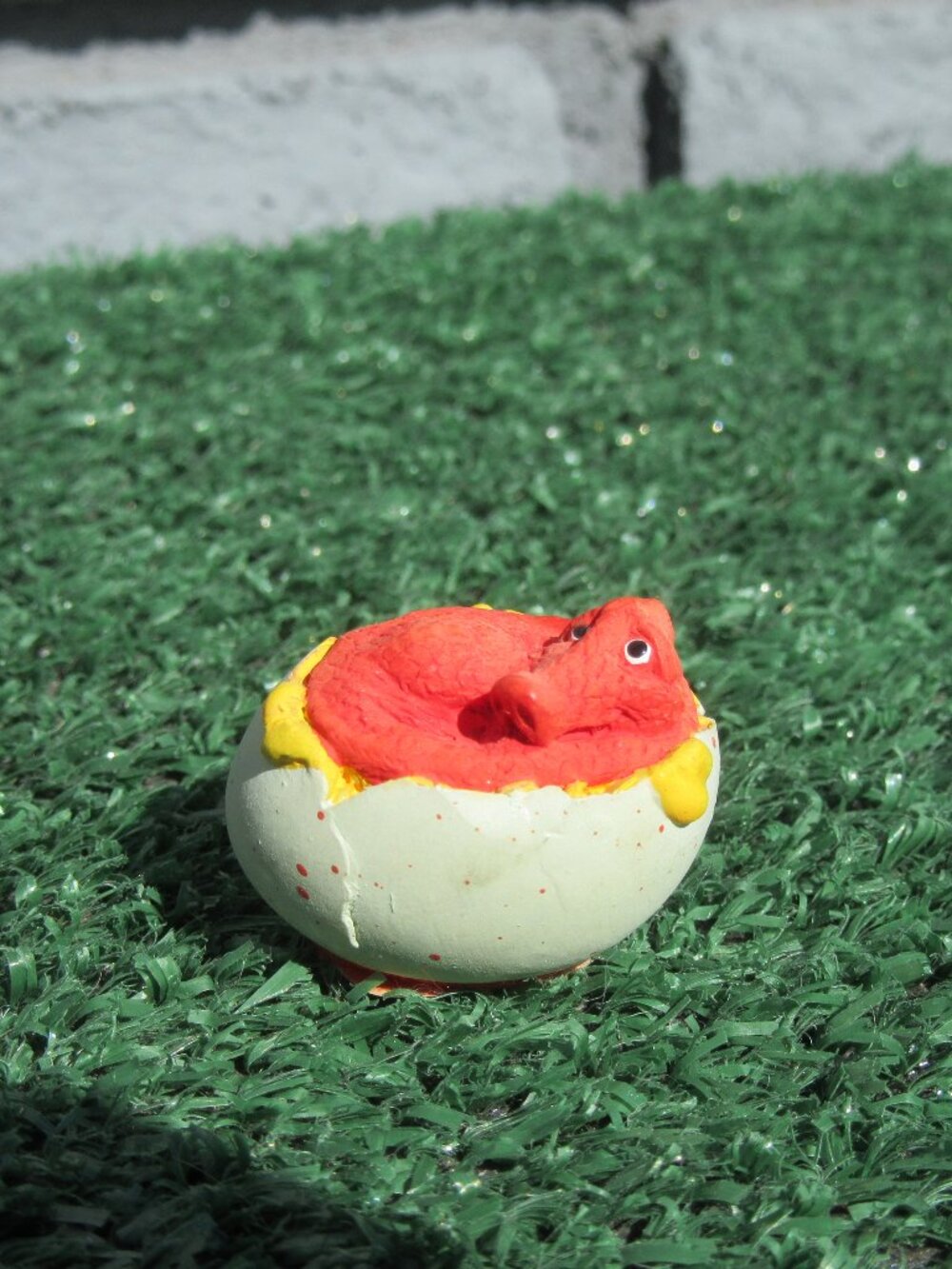 Genesis Creations Limited Mini Red Dragon Hatching Egg Made In Scotland Figurine